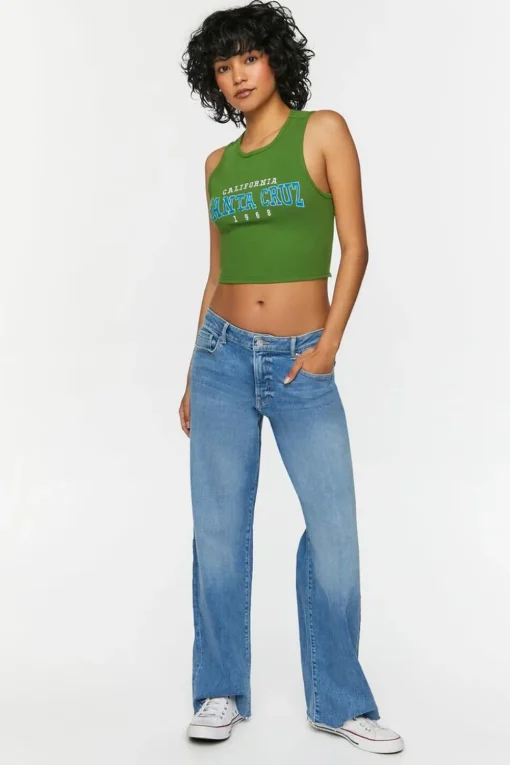 Santa Cruz Lace-Up Graphic Tank Top