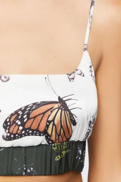 Satin Butterfly Pajama Cami