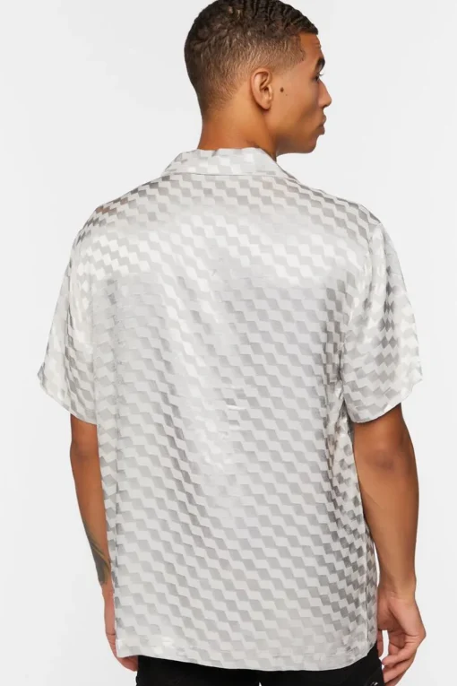 Satin Checkered Shirt