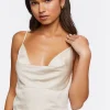 Satin Cowl Neck Cami