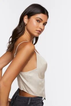 Satin Cowl Neck Cami