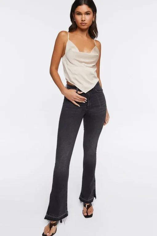 Satin Cowl Neck Cami