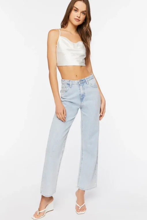 Satin Cowl Neck Cami