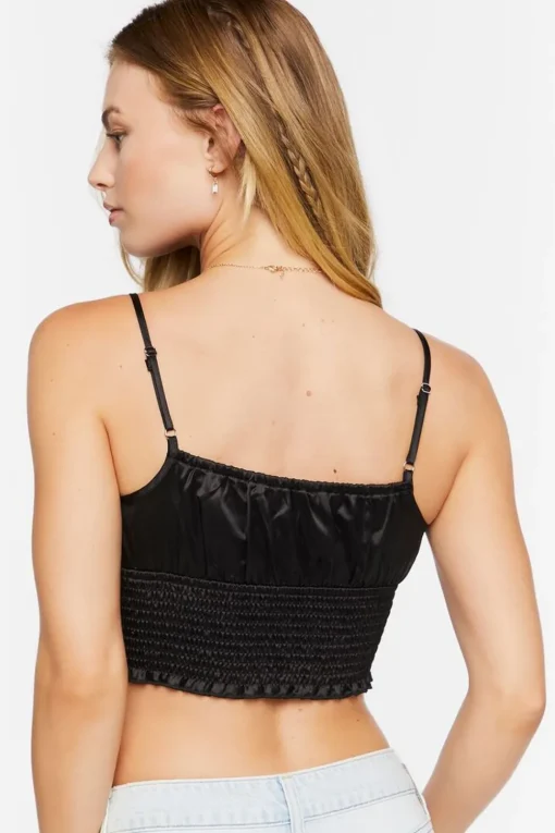 Satin Cropped Cami