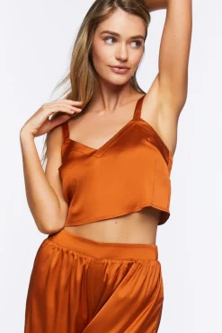 Satin Cutout Lounge Cami