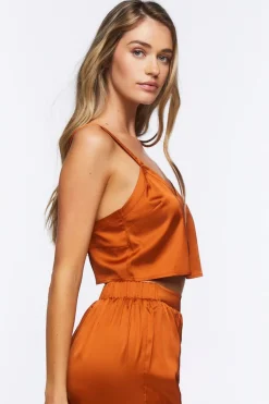 Satin Cutout Lounge Cami