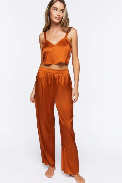Satin Cutout Lounge Cami