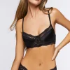 Satin Floral Lace Cheeky Panties