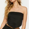 Satin Handkerchief Tube Top