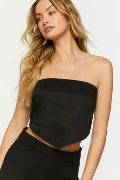 Satin Handkerchief Tube Top