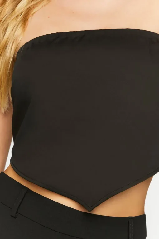 Satin Handkerchief Tube Top