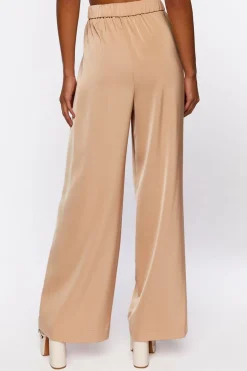 Satin High-Rise Trousers