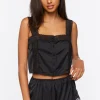 Satin Lace Tank Top & Shorts Lounge Set