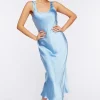 Satin Midi Dress