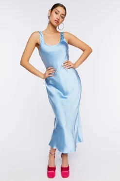 Satin Midi Dress