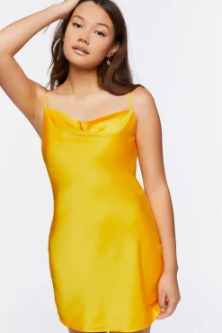 Satin Mini Slip Dress