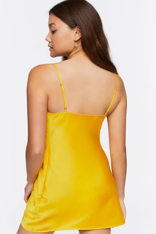 Satin Mini Slip Dress