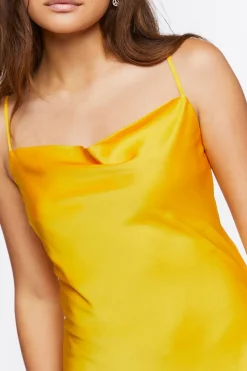Satin Mini Slip Dress
