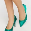 Satin Pointed Toe Pumps