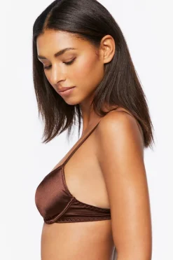 Satin Underwire Bra