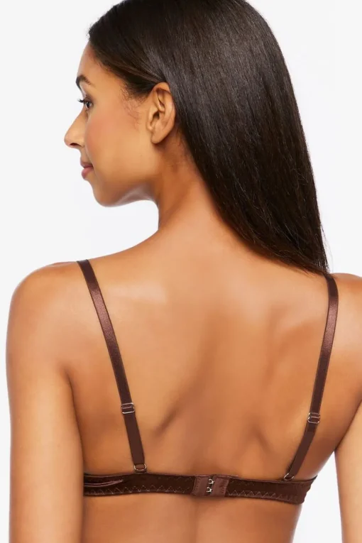Satin Underwire Bra