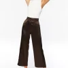 Satin Wide-Leg Pants