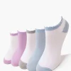 Scalloped Ankle Sock Set - 5 Pack