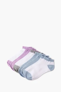 Scalloped Ankle Sock Set - 5 Pack