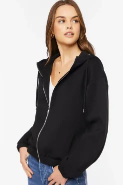 Scuba Knit Zip-Up Hoodie