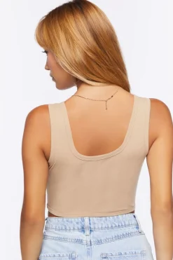 Seamed Crop Top