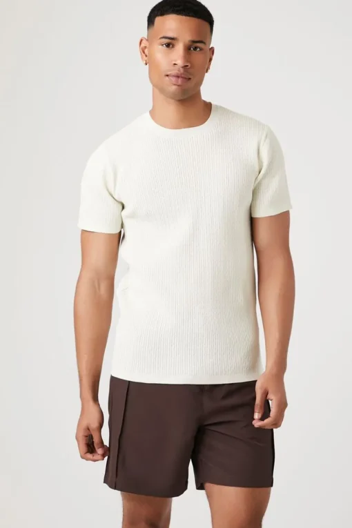 Seamed Drawstring Shorts