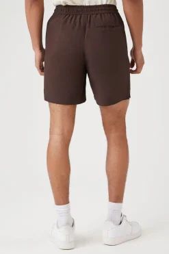 Seamed Drawstring Shorts