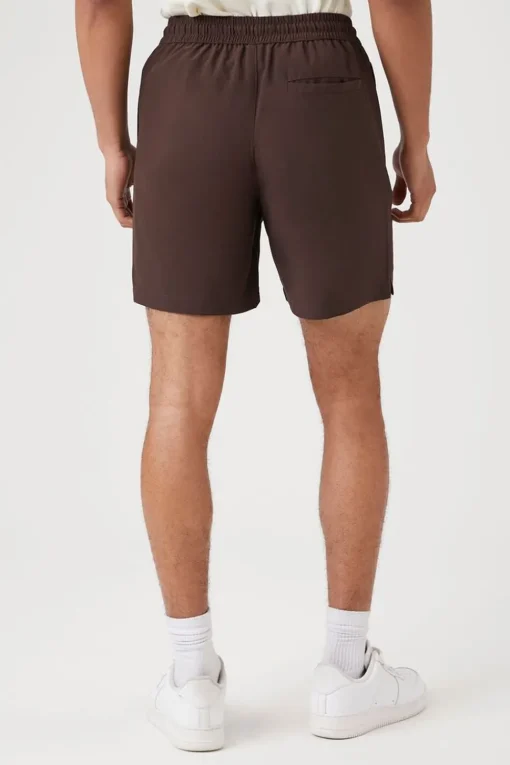 Seamed Drawstring Shorts