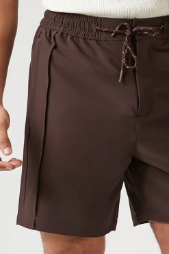 Seamed Drawstring Shorts