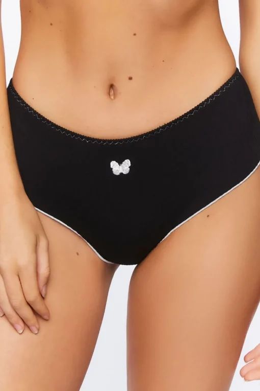Seamless Butterfly Hipster Panties