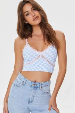 Seamless Checkered Bralette