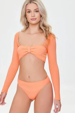 Seamless Cheeky Mid-Rise Bikini Bottoms