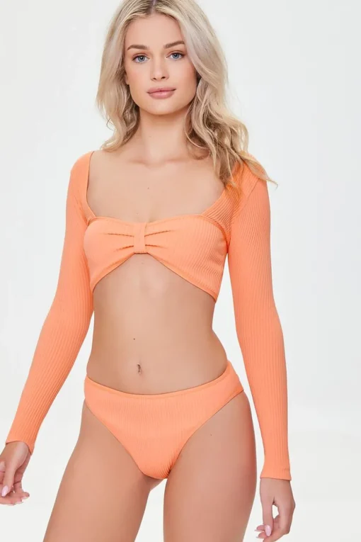 Seamless Cheeky Mid-Rise Bikini Bottoms