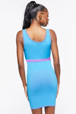 Seamless Colorblock Mini Dress