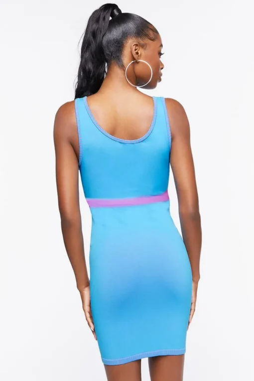 Seamless Colorblock Mini Dress