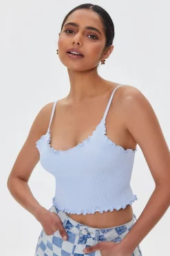 Seamless Lettuce-Edge Cropped Cami