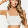 Seamless Lettuce-Edge Cropped Cami