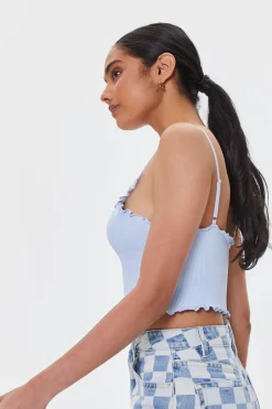 Seamless Lettuce-Edge Cropped Cami