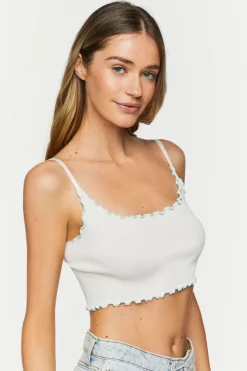 Seamless Lettuce-Edge Cropped Cami