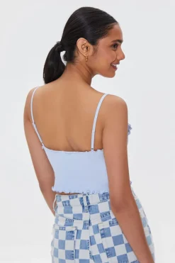 Seamless Lettuce-Edge Cropped Cami