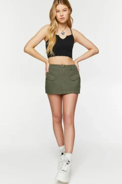 Seamless Lettuce-Edge Cropped Cami