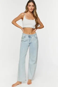 Seamless Lettuce-Edge Cropped Cami
