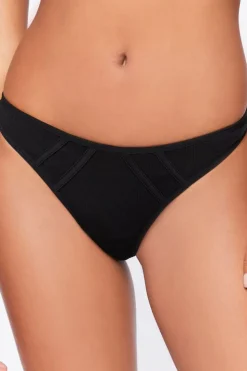 Seamless Mid-Rise Thong Panties