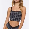 Seamless Plaid Hipster Panties