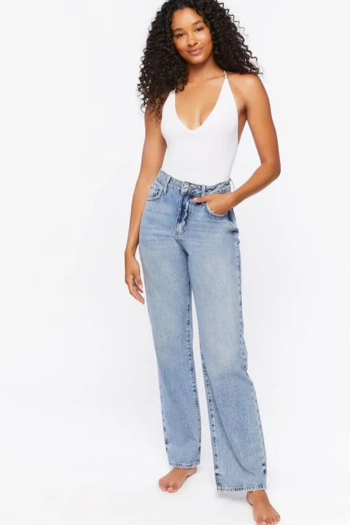 Seamless Plunging Bodysuit